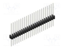 Connector: pin strips; pin header; male; PIN: 23; 1.27mm; THT; 1x23