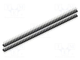 Connector: pin strips; pin header; male; PIN: 98; 2mm; THT; 2x49