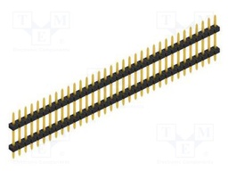 Connector: pin strips; pin header; male; PIN: 34; 2mm; THT; 1x34