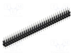 Connector: pin strips; pin header; male; PIN: 66; 2mm; THT; 2x33
