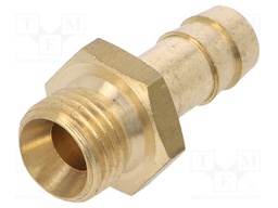 Plug-in nozzle; with bushing; brass; Connection: 9mm
