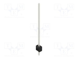 Connector: pin strips; pin header; male; PIN: 1; 2.54mm; THT; 1x1
