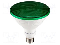 LED lamp; green; E27; 220÷240VAC; 1300lm; 100°; 95W; IP20