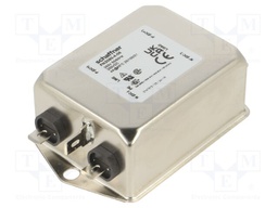 Filter: anti-interference; one-phase; 250VAC; Cx: 330nF; Cy: 2.2nF