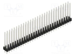 Connector: pin strips; pin header; male; PIN: 56; 2.54mm; THT; 2x28