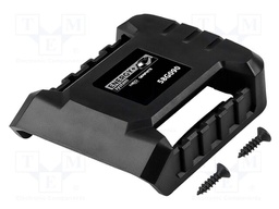 Holder; rechargeable battery