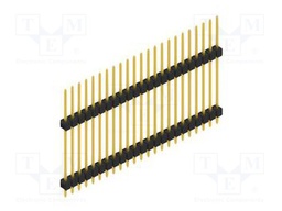 Connector: pin strips; pin header; male; PIN: 23; 2.54mm; THT; 1x23