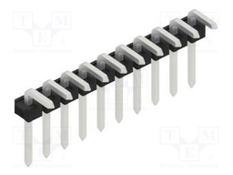 Connector: pin strips; pin header; male; PIN: 10; 2.54mm; THT; 1x10