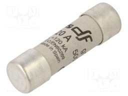Fuse: fuse; gG; 20A; 500VAC; 440VDC; 14x51mm; copper; silver plated