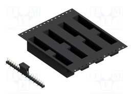 Connector: pin strips; pin header; male; PIN: 19; 2.54mm; SMT; 1x19