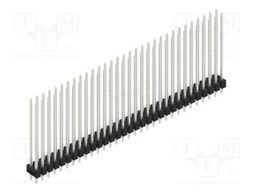 Connector: pin strips; pin header; male; PIN: 62; 2.54mm; THT; 2x31
