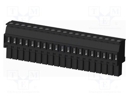 Connector: pluggable terminal block; plug; female; angled 90°