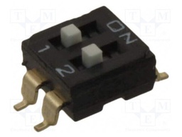 Switch: DIP-SWITCH; OFF-ON; 0.025A/24VDC; Pos: 2; -20÷70°C; 290mN