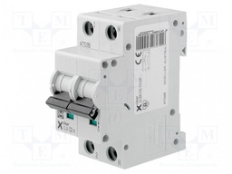 Circuit breaker; 230VAC; Inom: 2A; Poles: 1+N; DIN; Charact: C; 6kA
