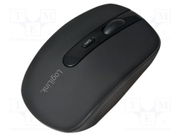 Optical mouse; black; USB A; wireless; No.of butt: 4; 10m