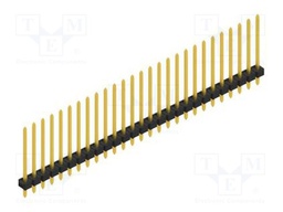Connector: pin strips; pin header; male; PIN: 27; 2.54mm; THT; 1x27