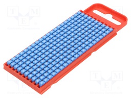 Markers for cables and wires; 2÷2.8mm; polyamide; push-in; L: 3mm