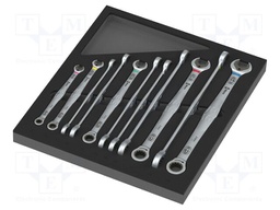 Wrench: combination spanner-set; long; 12pcs; 172x392x30mm