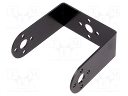 Bracket; Application: standard type servo; black; Mat: aluminium