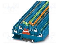 Splice terminal: rail; PA; L: 41.1mm; terminals: 4; W: 3.5mm; H: 86mm