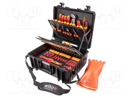 Kit: general purpose; Pcs: 77; for electricians,electric cars