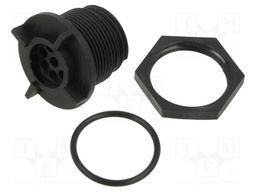 Connector: circular; socket; male; PIN: 8; w/o contacts; IP68; 125V