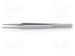 Tweezers; 118mm; Blades: straight; Blade tip shape: rounded