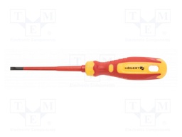 Screwdriver; slim; insulated; slot; SL 5,5mm; 125mm; 1kVAC