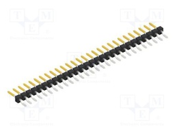 Connector: pin strips; pin header; male; PIN: 28; 2.54mm; SMT; 1x28
