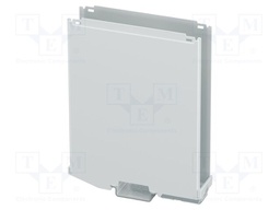 Enclosure base; with terminals; grey; UL94V-0; ICS25; X: 130.9mm