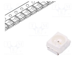 LED; SMD; 3528,PLCC2; yellow green; 35.5÷90mcd; 3.5x2.8x1.9mm