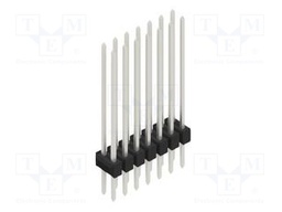 Connector: pin strips; pin header; male; PIN: 14; 2.54mm; THT; 2x7