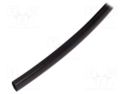 Heat shrink sleeve; glueless; 4: 1; 8mm; black; polyolefine; reel