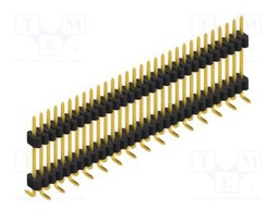 Connector: pin strips; pin header; male; PIN: 30; 1.27mm; SMT; 1x30