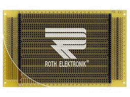 Board: universal; single sided,prototyping; W: 100mm; L: 160mm