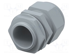 Cable gland; NPT1"; IP68; Mat: polyamide; grey; Entrelec