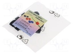 Quick splice; IDC; 0.75÷2.5mm2; for cable; black; 6pcs.