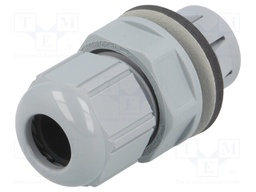 Cable gland; IP68; Mat: polyamide; dark grey; push-in