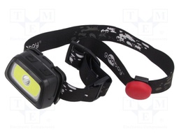 Torch: LED headtorch; 3h; 240lm; IPX4; High Bright 240