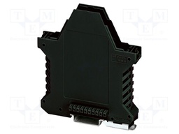 Enclosure base; with FE contact,with terminals; black; UL94V-0
