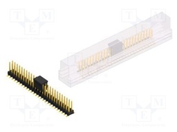 Connector: pin strips; pin header; male; PIN: 52; 2.54mm; SMT; 2x26