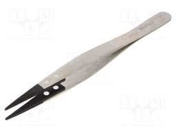Tweezers; 130mm; Blades: straight; Blade tip shape: sharp