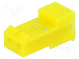 Plug; wire-board; female; MTA-156; 3.96mm; PIN: 2; IDC; for cable