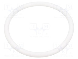 O-ring gasket; silicone; Thk: 5mm; Øint: 58mm; white; -60÷160°C