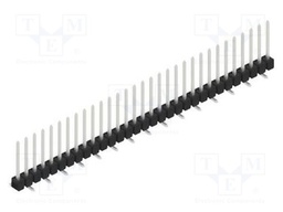 Connector: pin strips; pin header; male; PIN: 31; 2.54mm; SMT; 1x31