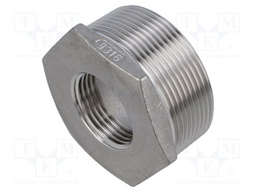 Male-female,reductive; max.10.5bar; 1.4408 stainless steel