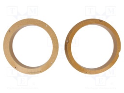 Spacer ring; MDF; 200mm; Audi; impregnated,varnished; 2pcs.