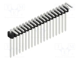 Connector: pin strips; pin header; male; PIN: 19; 1.27mm; THT; 1x19
