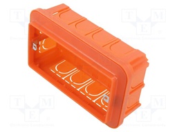 Enclosure: junction box; X: 144mm; Y: 85mm; Z: 50.5mm; plastic; 24 SC