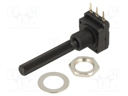 Potentiometer: shaft; single turn; 5kΩ; 200mW; THT; 6mm; plastic